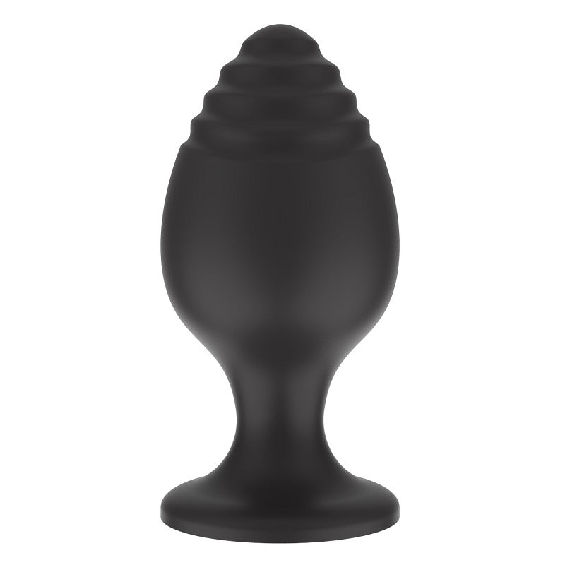 loving-joy-ribbed-tip-small-silicone-butt-plug